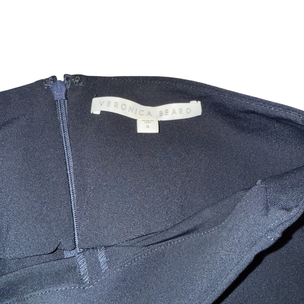 Veronica Beard Navy Blue Straight Leg Dress Pants Womens Size 0 Career - Picture 3 of 7